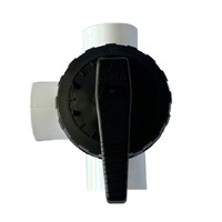 PURAFLO 3 WAY VALVE 40MM SLIP FIT FOR SWIMMING POOL 