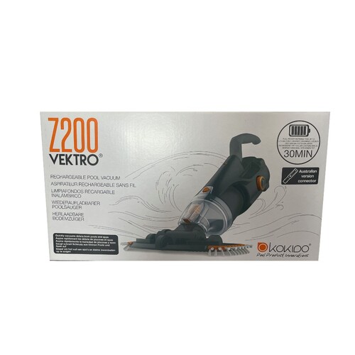 Vektro Z200 Underwater Pool & Spa Cordless Rechargeable Vacuum Cleaner