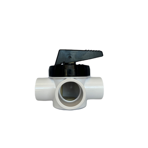 PURAFLO 3 WAY VALVE 40MM SLIP FIT FOR SWIMMING POOL 